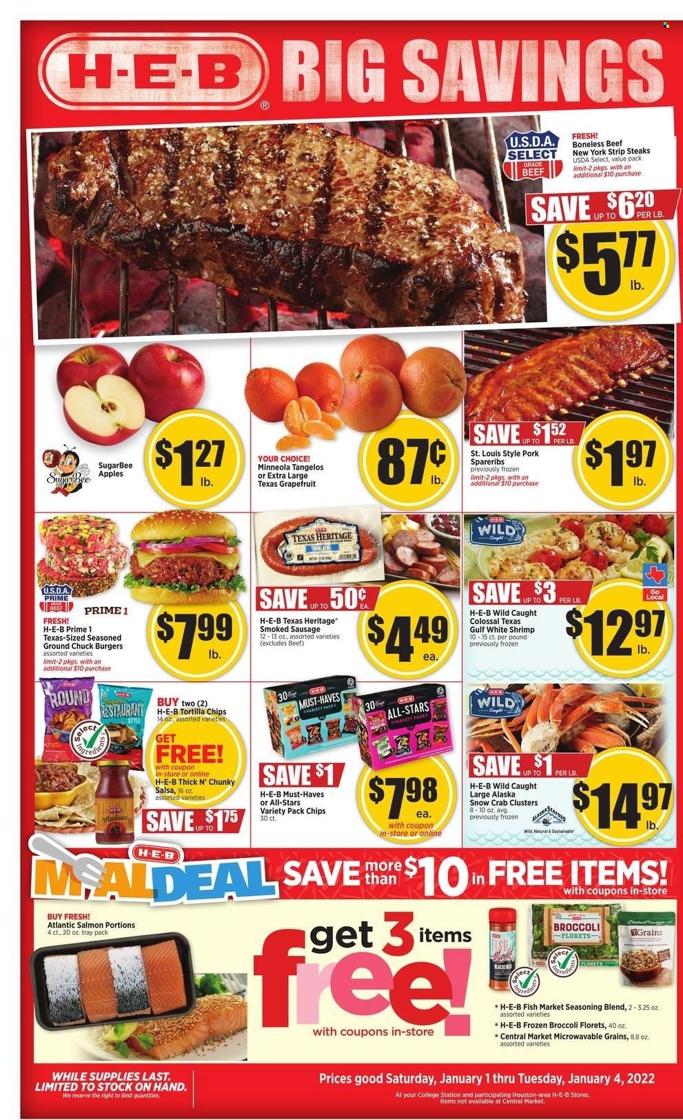 H-E-B (TX) Weekly Ad Flyer December 31 to January 7