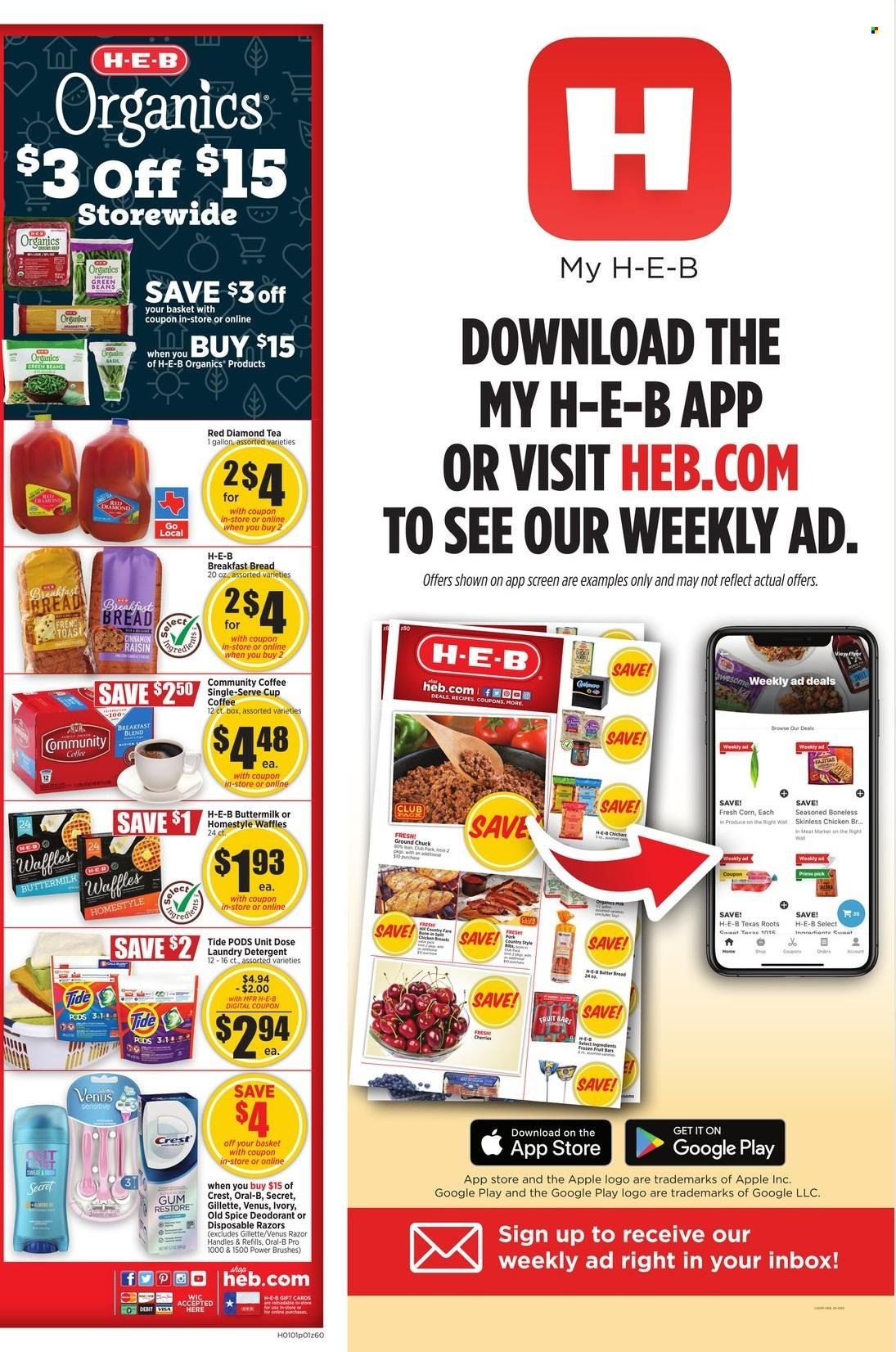 H-E-B (TX) Weekly Ad Flyer December 31 to January 7