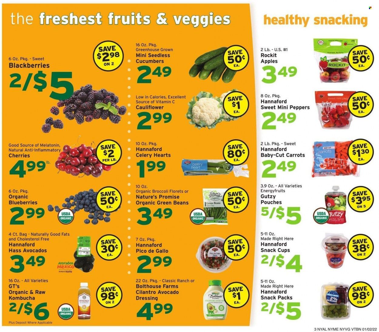 Hannaford (NY) Weekly Ad Flyer December 31 to January 7