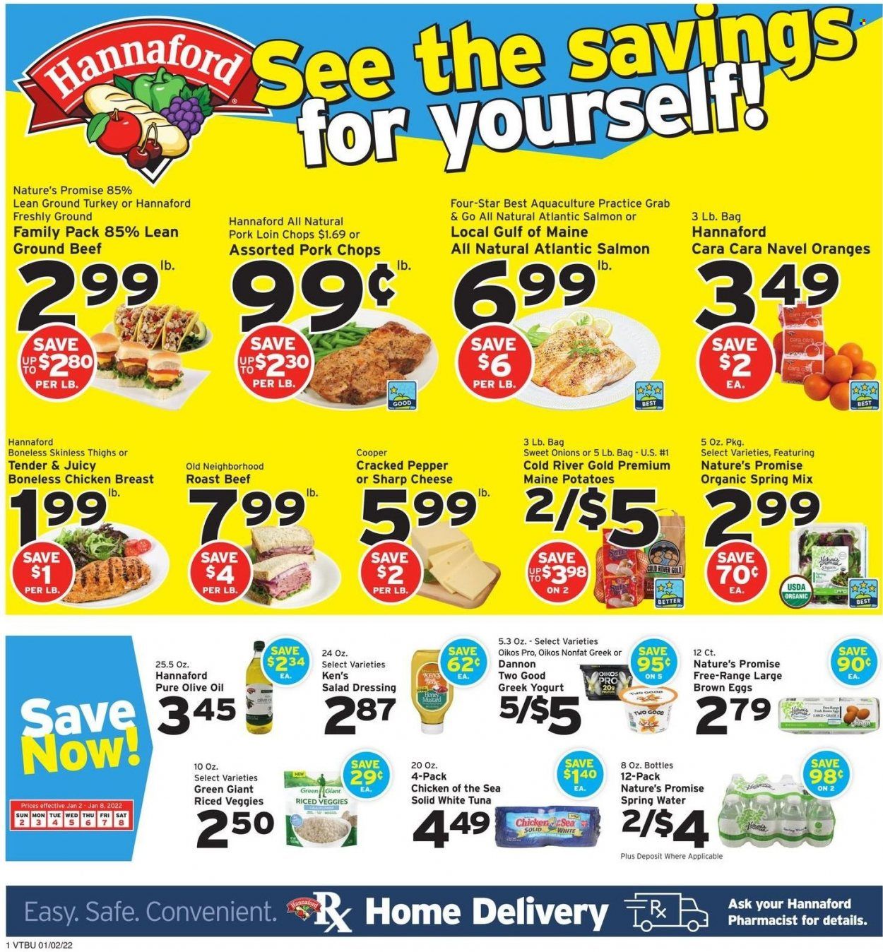 Hannaford (VT) Weekly Ad Flyer December 31 to January 7