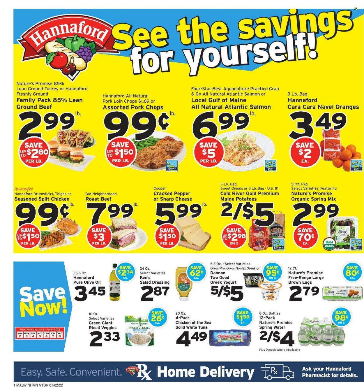 Hannaford (MA) Weekly Ad Flyer December 31 to January 7