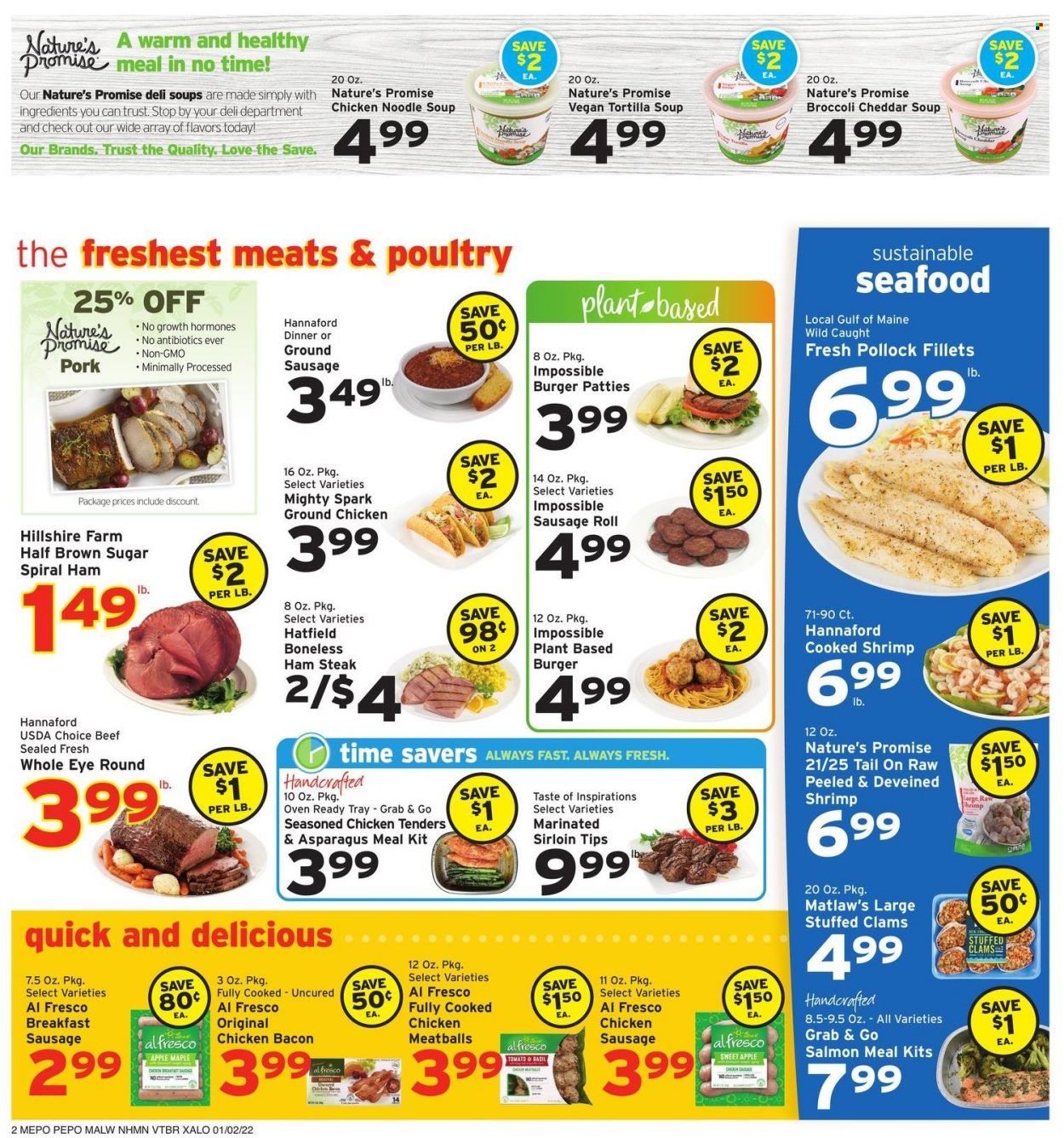Hannaford (MA) Weekly Ad Flyer December 31 to January 7