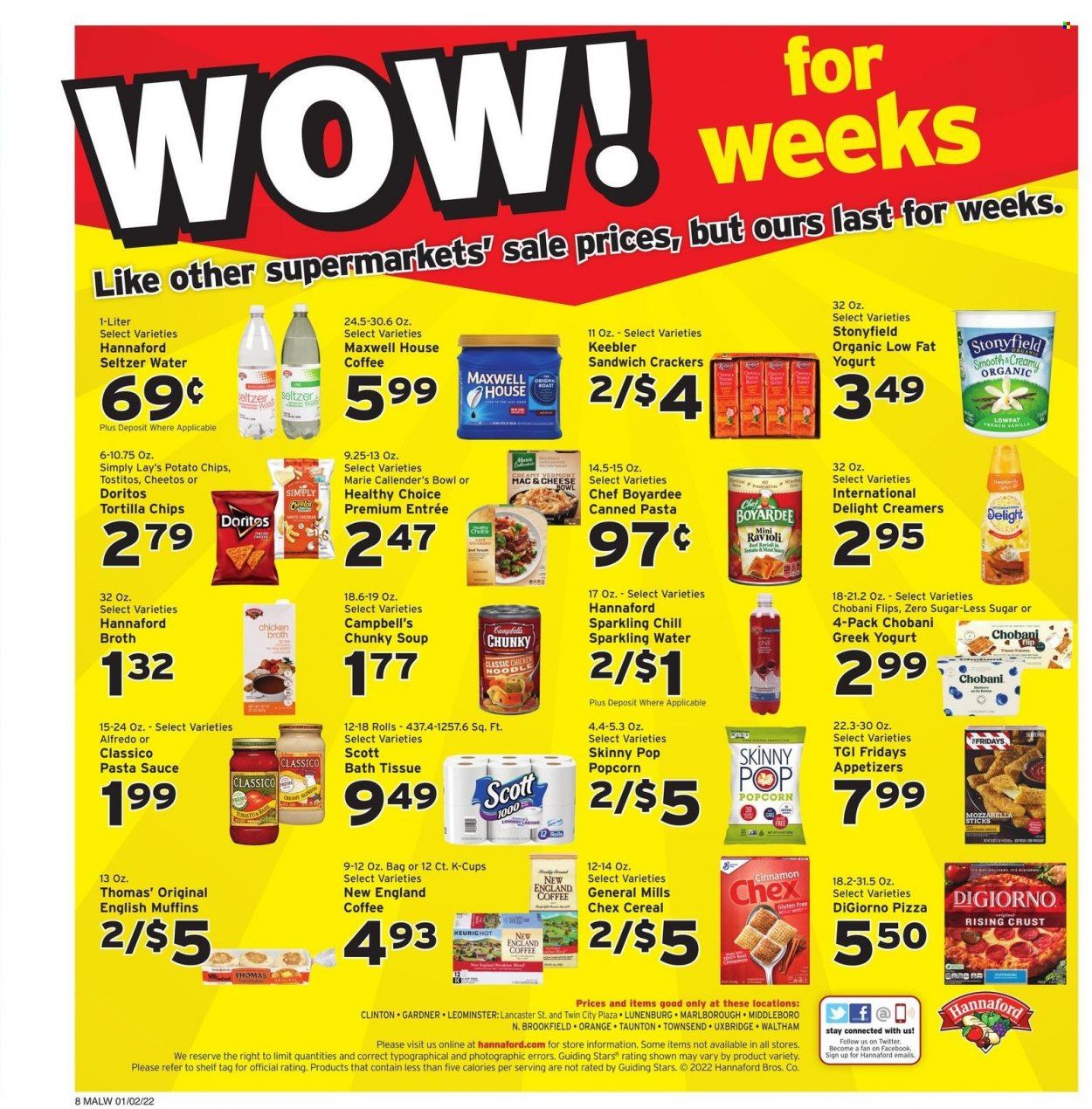 Hannaford (MA) Weekly Ad Flyer December 31 to January 7