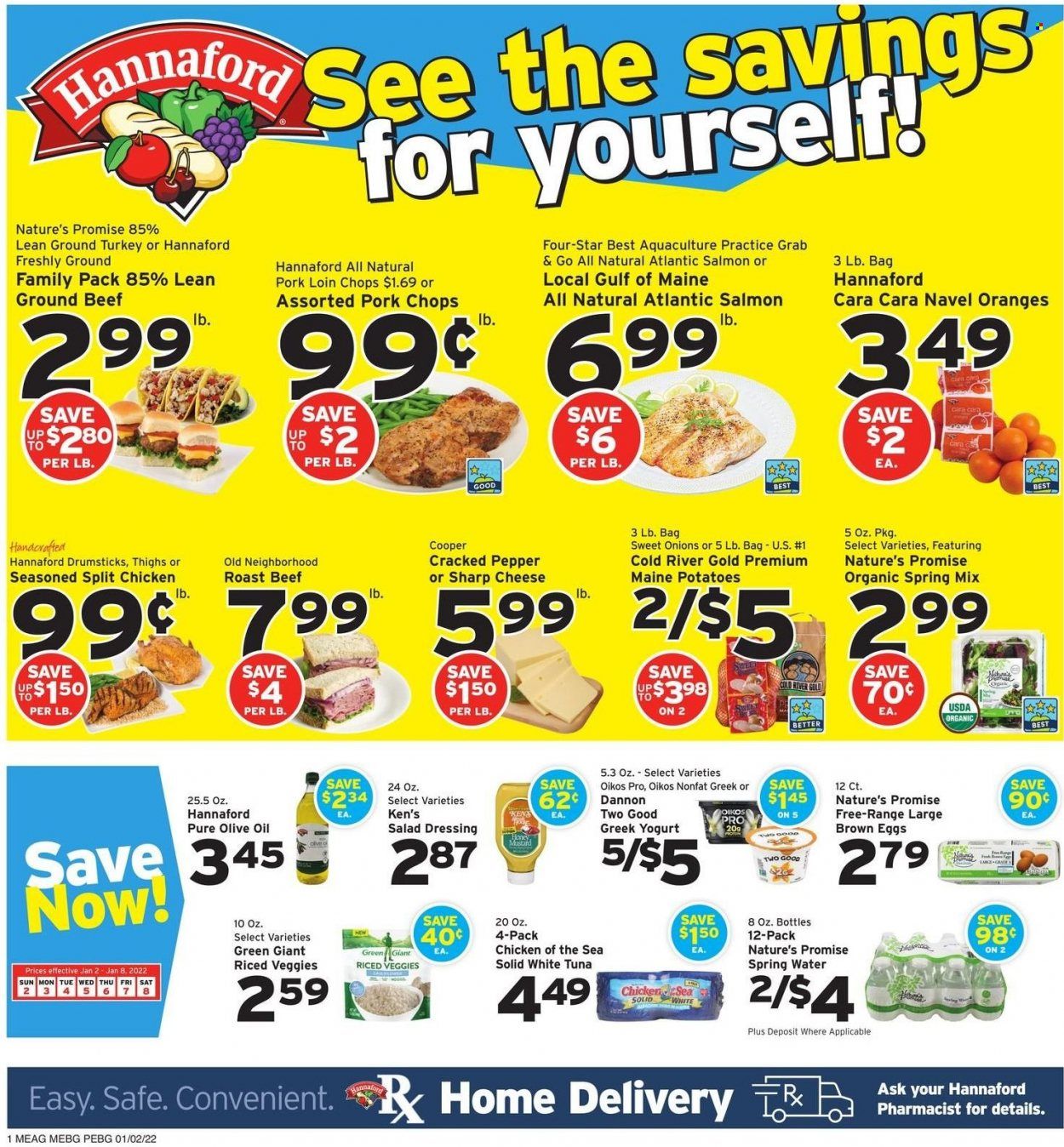 Hannaford (ME) Weekly Ad Flyer December 31 to January 7