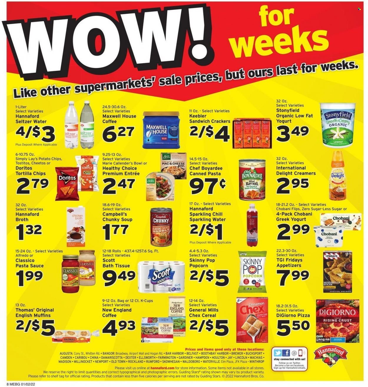 Hannaford (ME) Weekly Ad Flyer December 31 to January 7