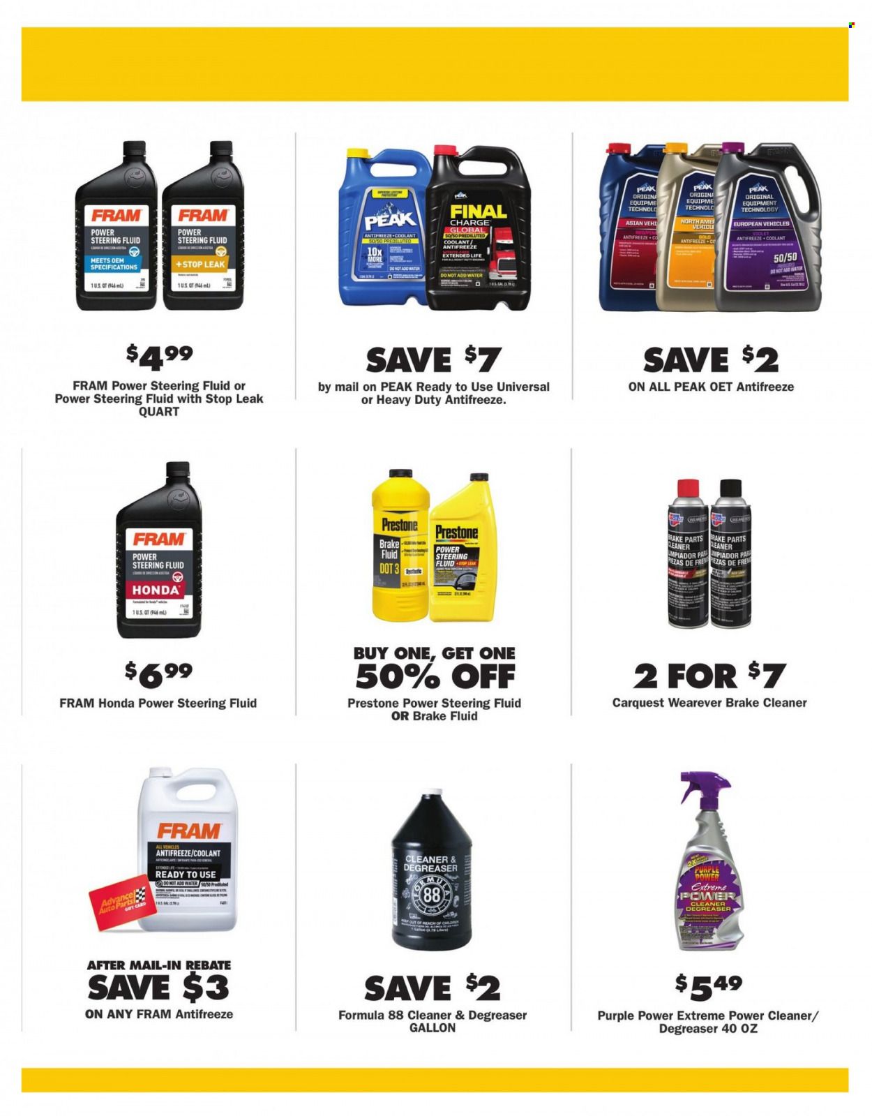 Advance Auto Parts Weekly Ad Flyer December 31 to January 7
