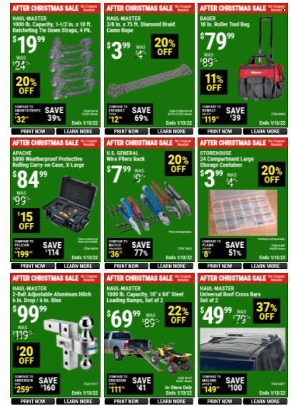 Harbor Freight Weekly Ad Flyer December 31 to January 7