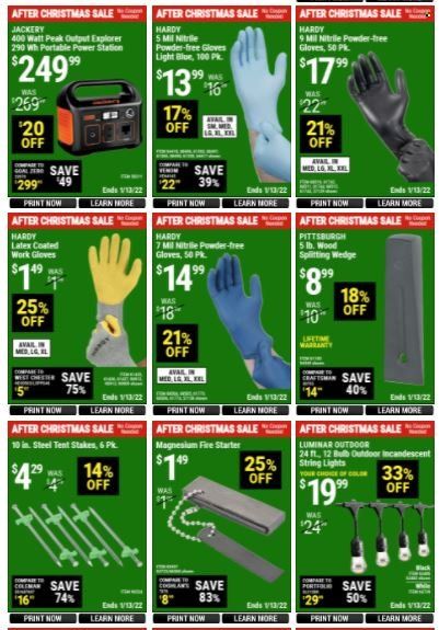Harbor Freight Weekly Ad Flyer December 31 to January 7