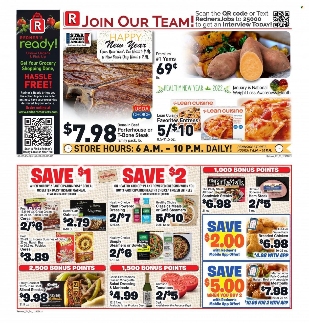 Redner's Markets (DE, MD, PA) Weekly Ad Flyer December 31 to January 7