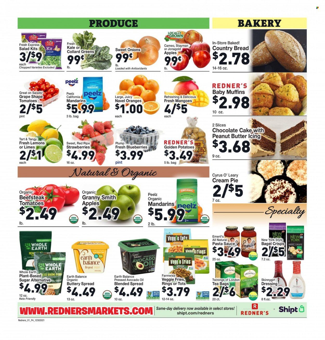 Redner's Markets (DE, MD, PA) Weekly Ad Flyer December 31 to January 7