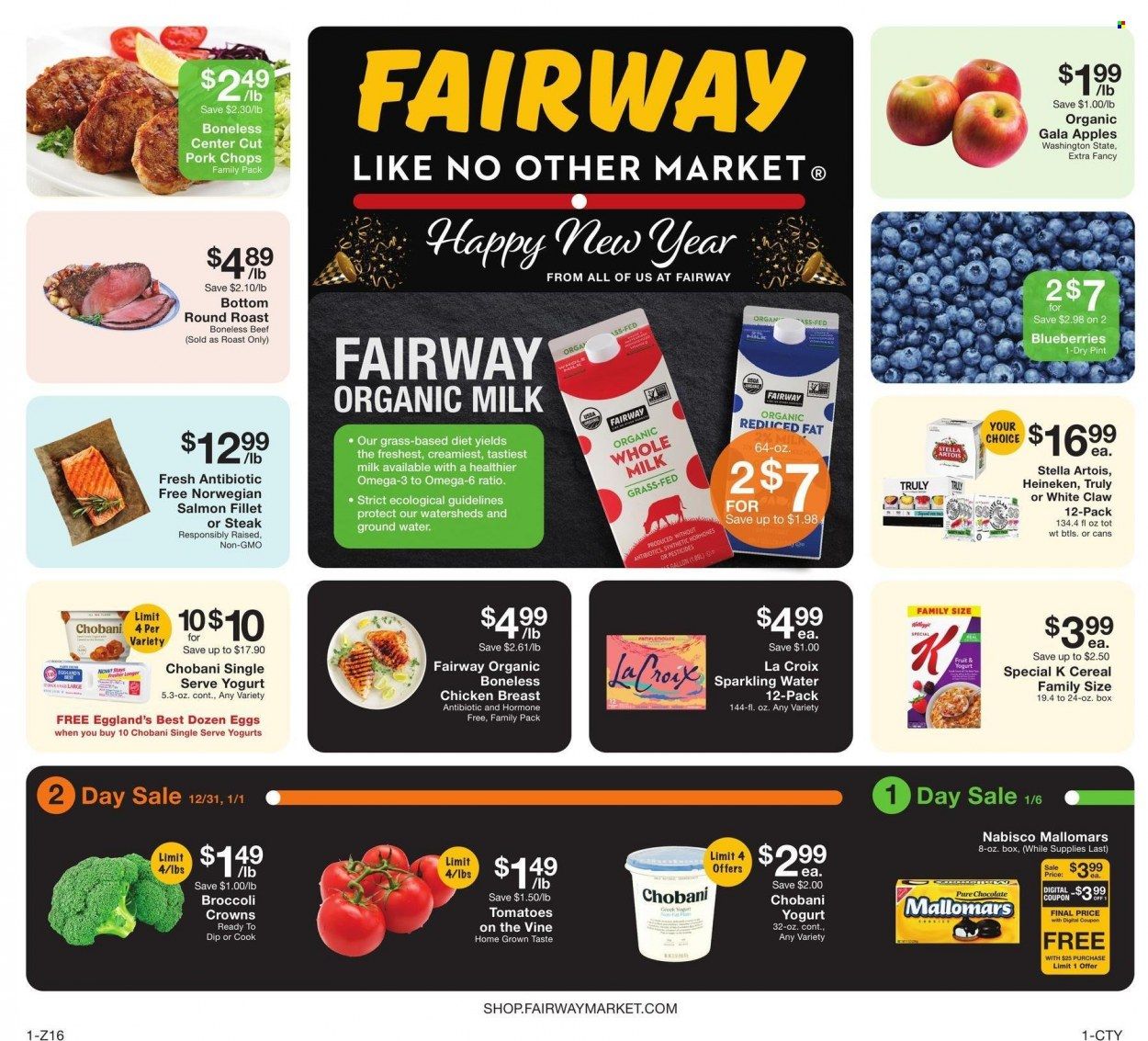 Fairway Market (CT, NJ, NY) Weekly Ad Flyer December 31 to January 7