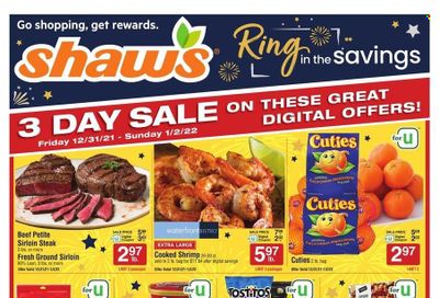 Shaw’s (MA, ME, NH, RI, VT) Weekly Ad Flyer December 31 to January 7