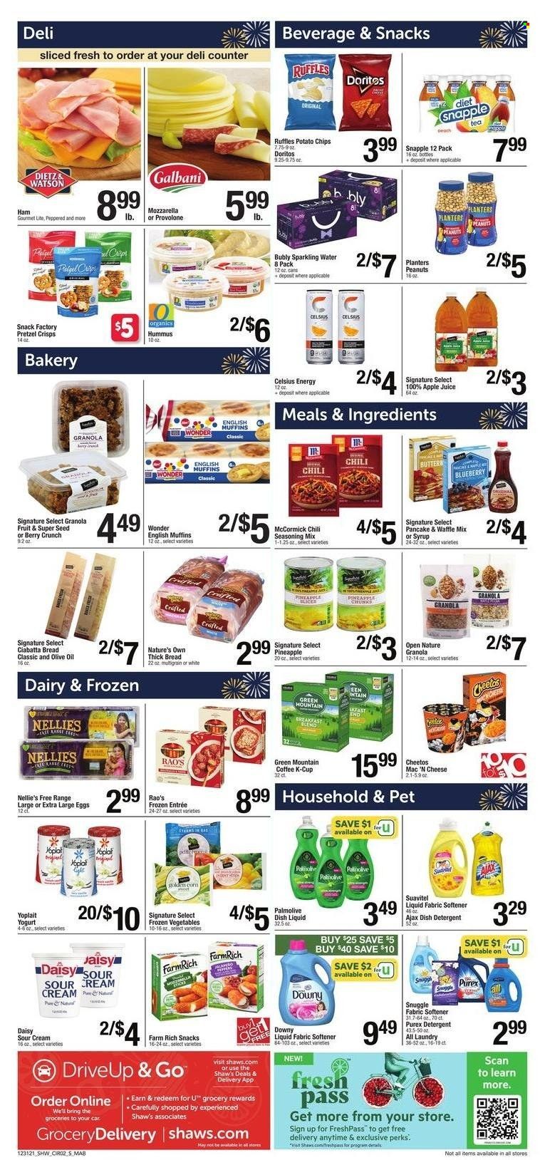 Shaw’s (MA, ME, NH, RI, VT) Weekly Ad Flyer December 31 to January 7