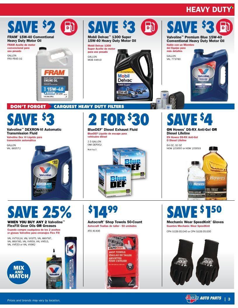 Carquest Weekly Ad Flyer December 31 to January 7