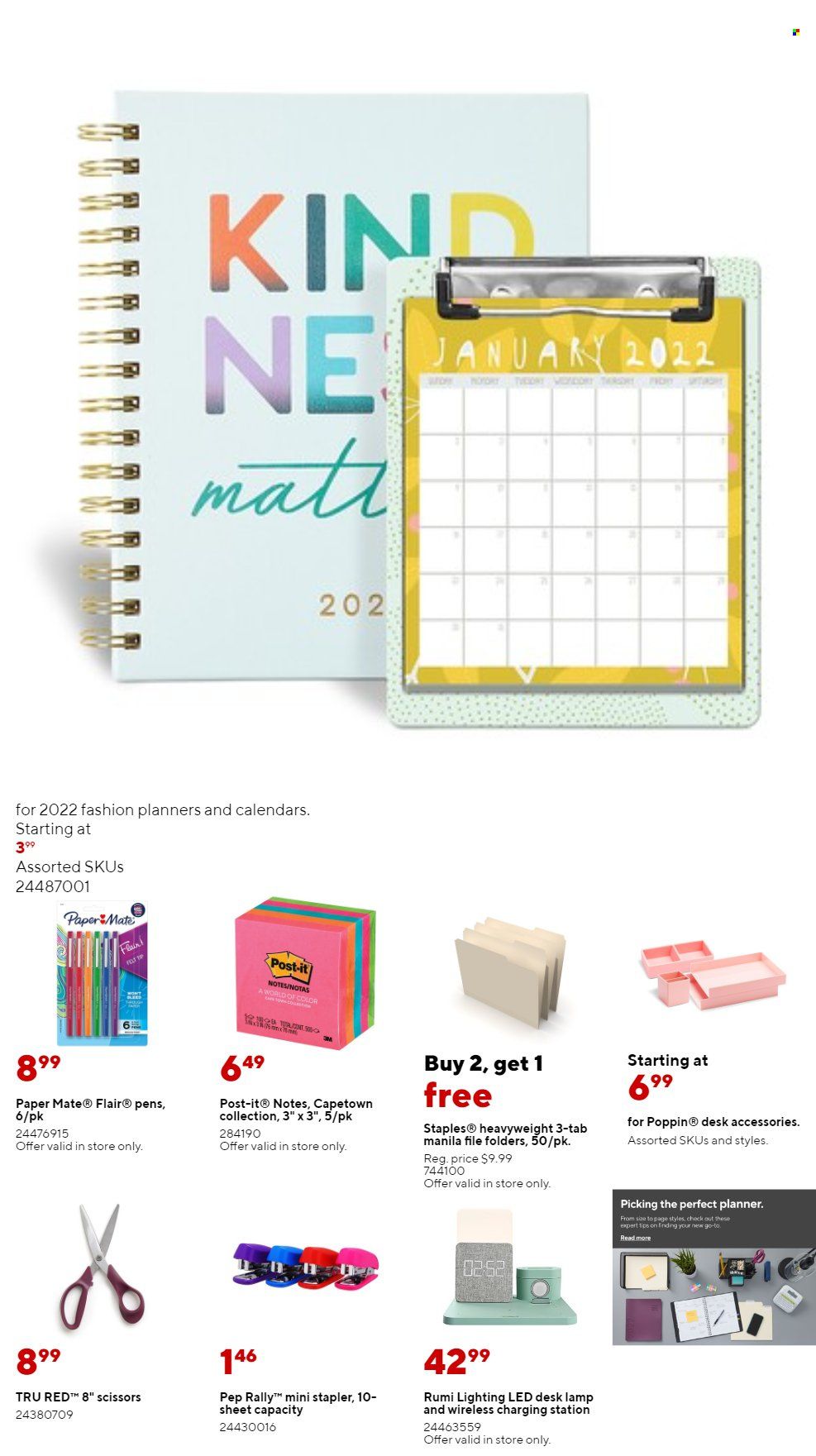 Staples Weekly Ad Flyer December 31 to January 7