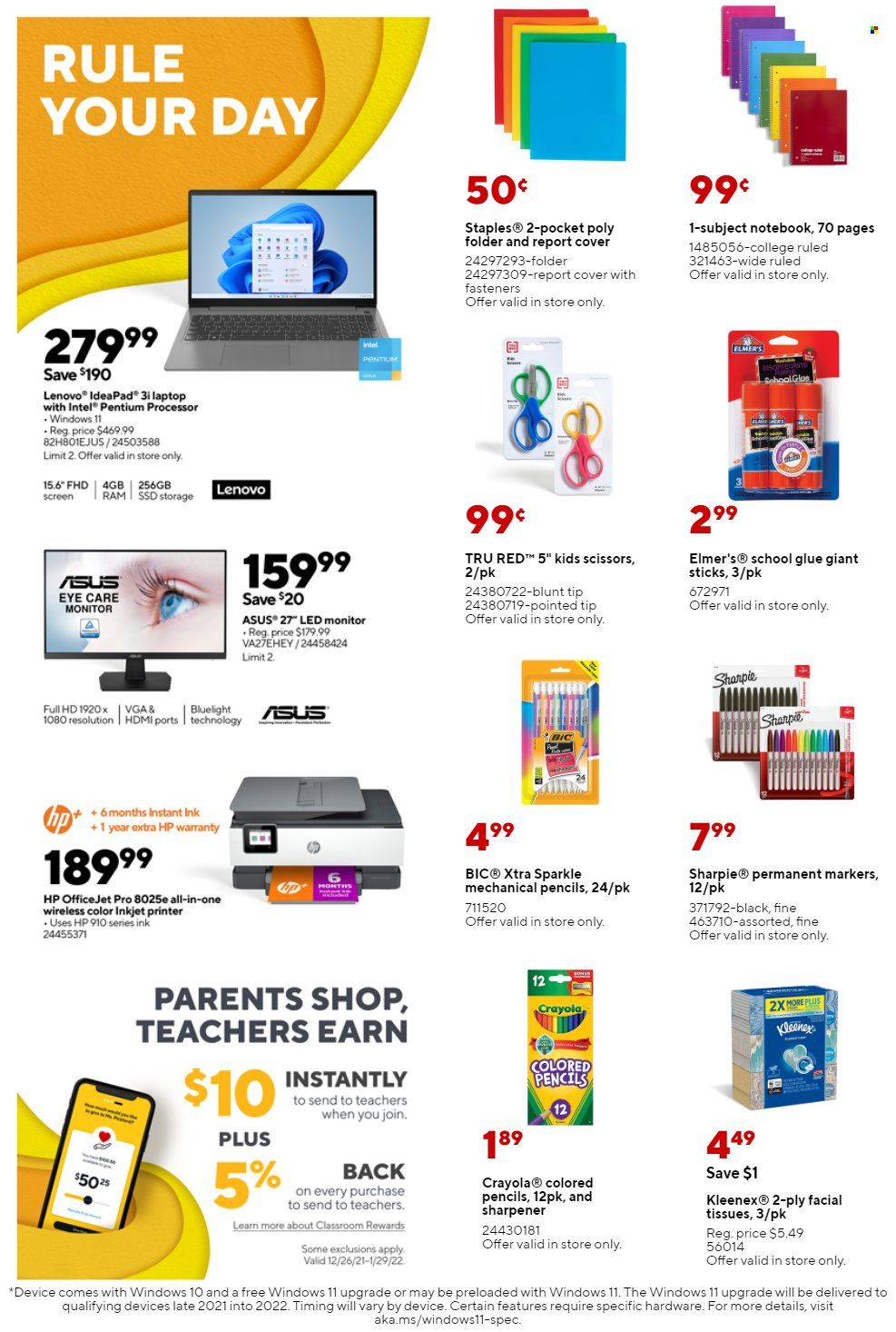 Staples Weekly Ad Flyer December 31 to January 7