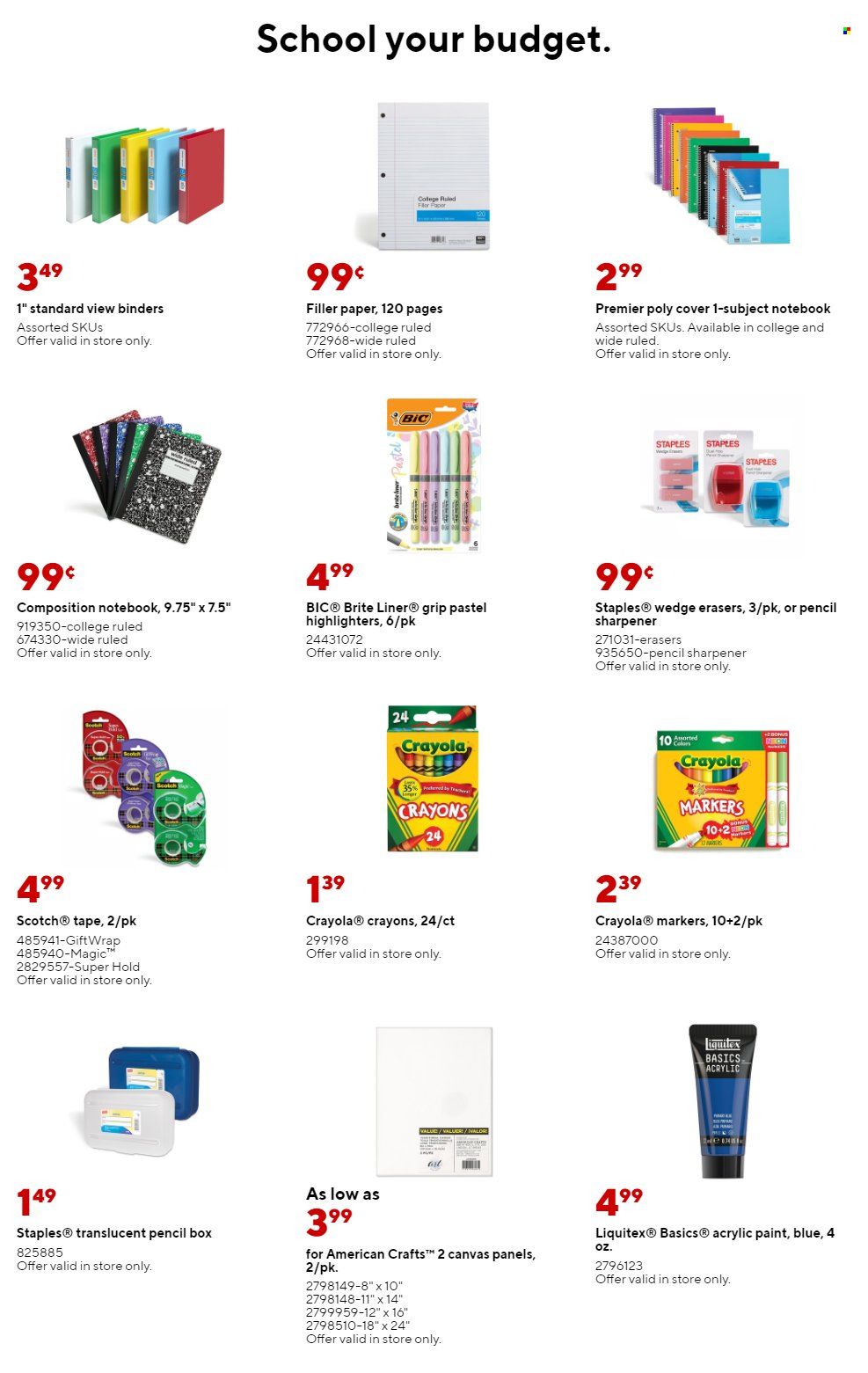 Staples Weekly Ad Flyer December 31 to January 7