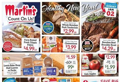 Martin’s (IN, MI) Weekly Ad Flyer December 31 to January 7