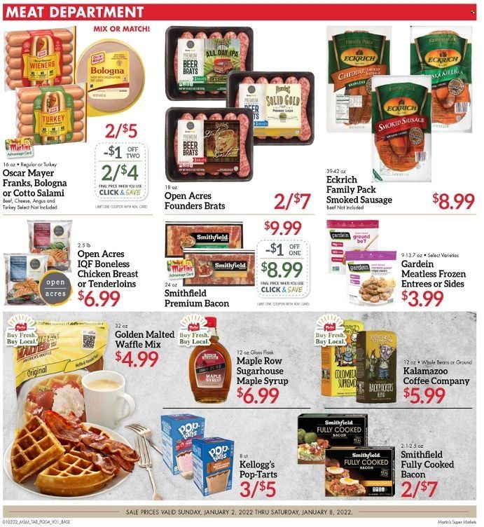 Martin’s (IN, MI) Weekly Ad Flyer December 31 to January 7