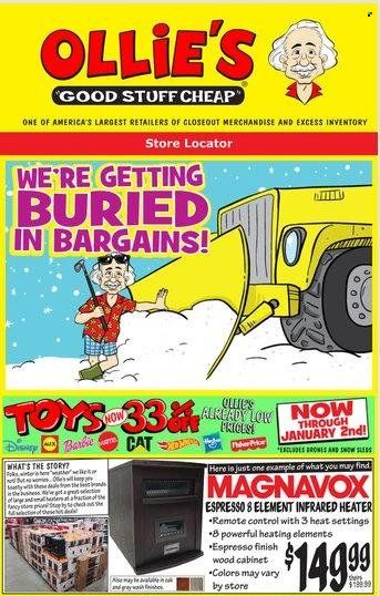 Ollie's Bargain Outlet Weekly Ad Flyer December 31 to January 7