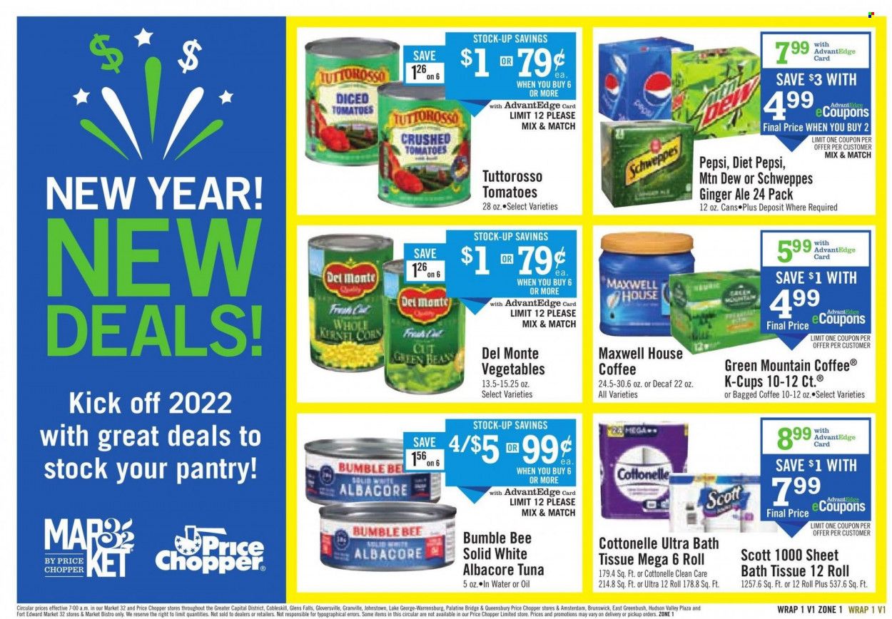 Price Chopper (CT, MA, NY, PA, VT) Weekly Ad Flyer January 1 to January 8