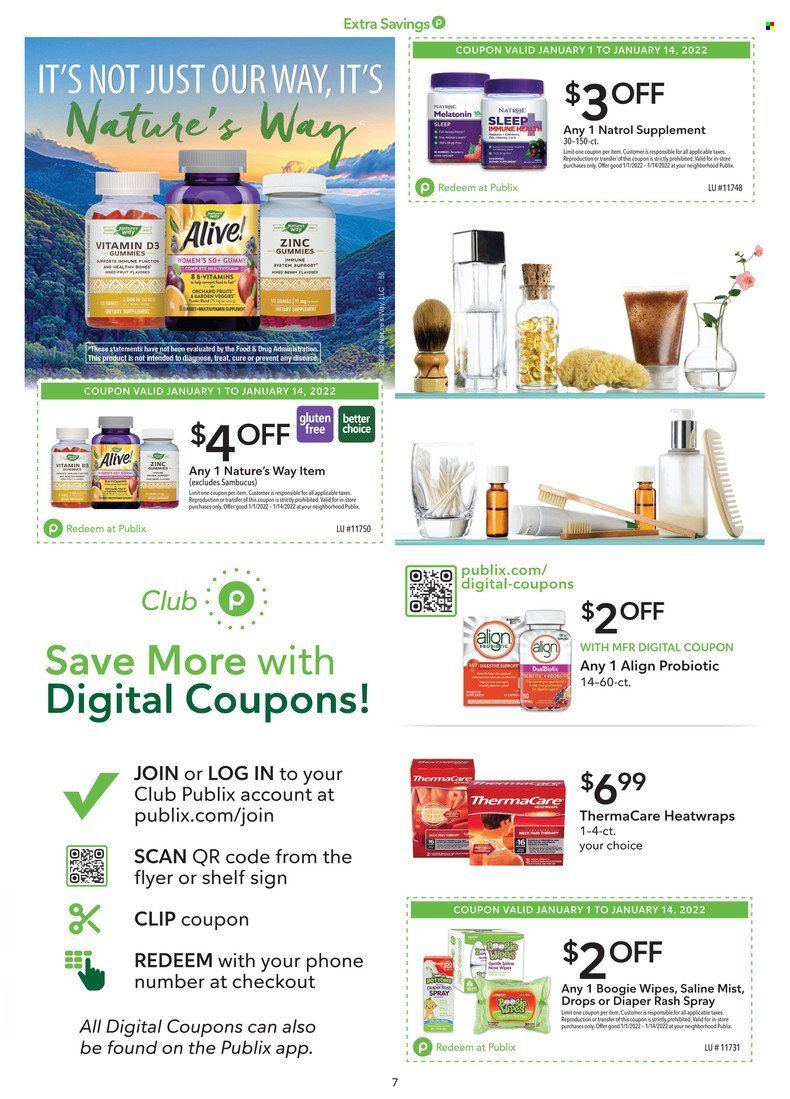 Publix (AL, FL, GA, NC, SC, TN) Weekly Ad Flyer January 1 to January 8