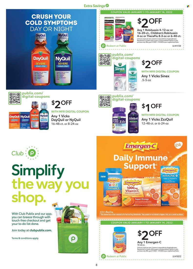 Publix (AL, FL, GA, NC, SC, TN) Weekly Ad Flyer January 1 to January 8