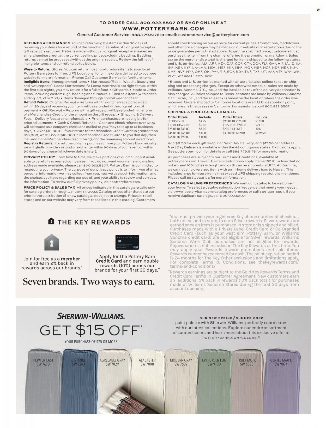 Pottery Barn Weekly Ad Flyer January 2 to January 9