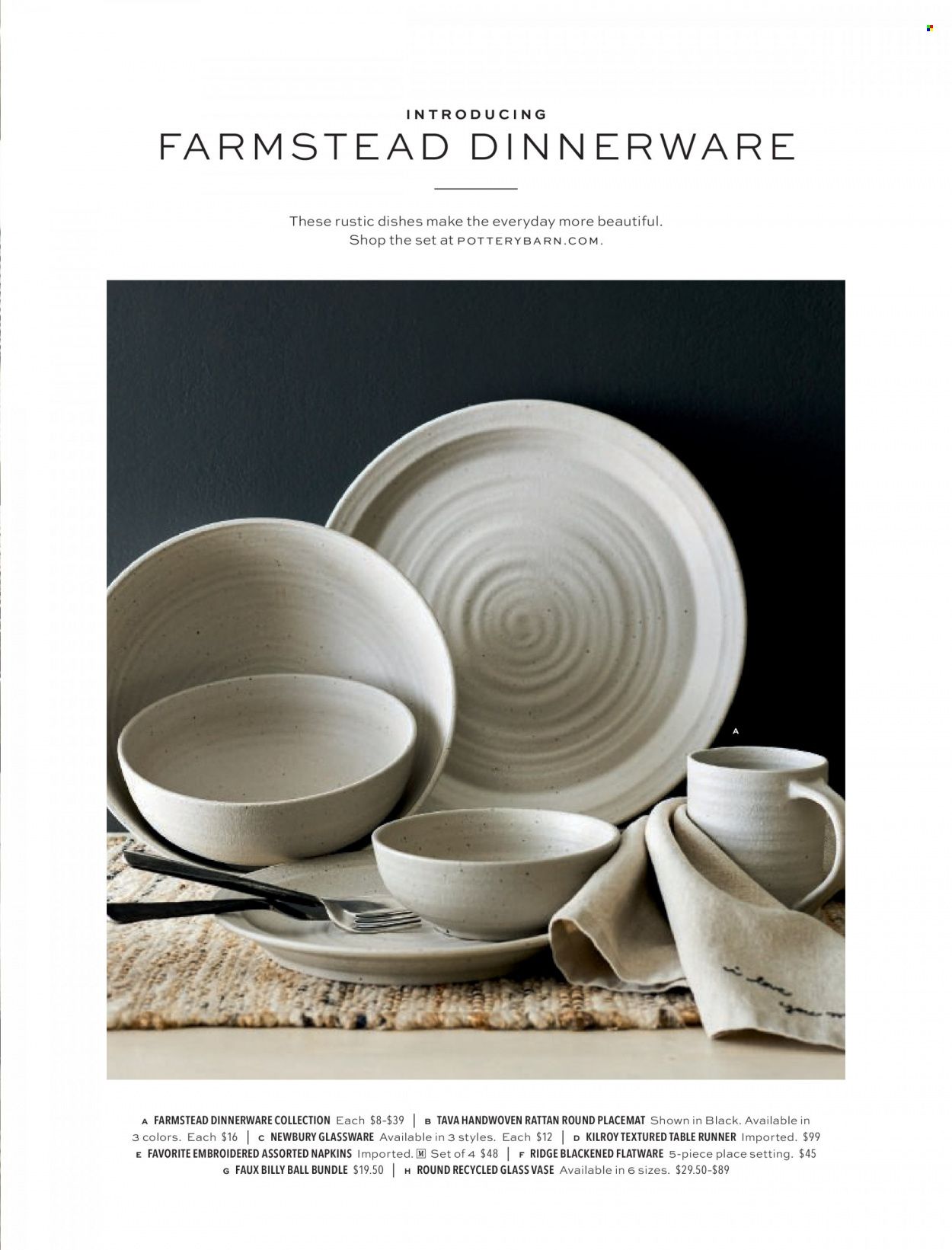 Pottery Barn Weekly Ad Flyer January 2 to January 9