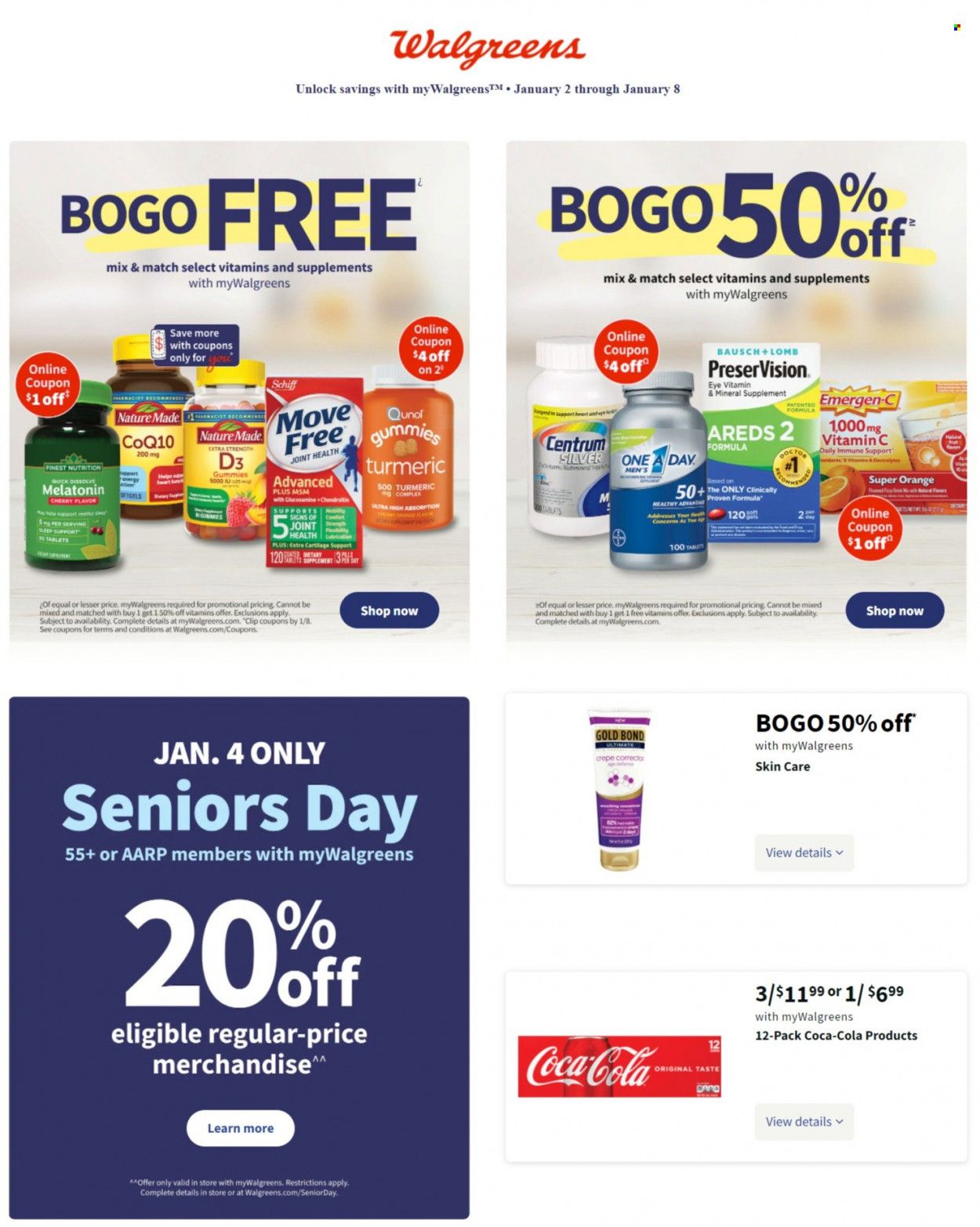 Walgreens Weekly Ad Flyer January 2 to January 9