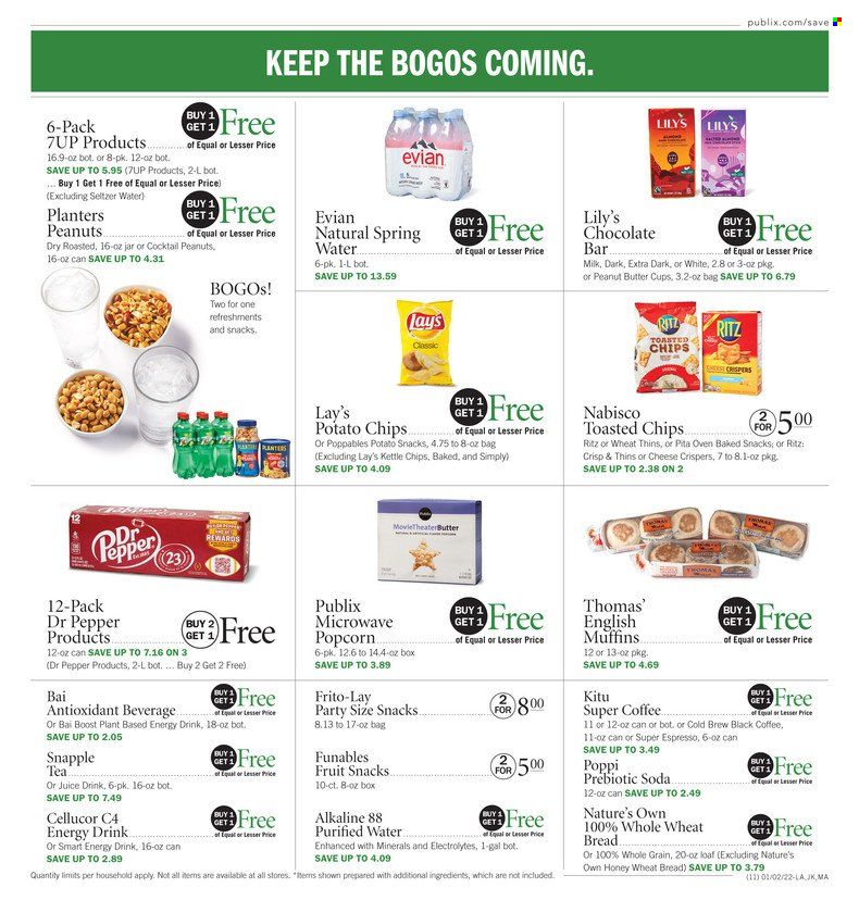 Publix (AL, FL, GA, NC, SC, TN) Weekly Ad Flyer January 3 to January 10