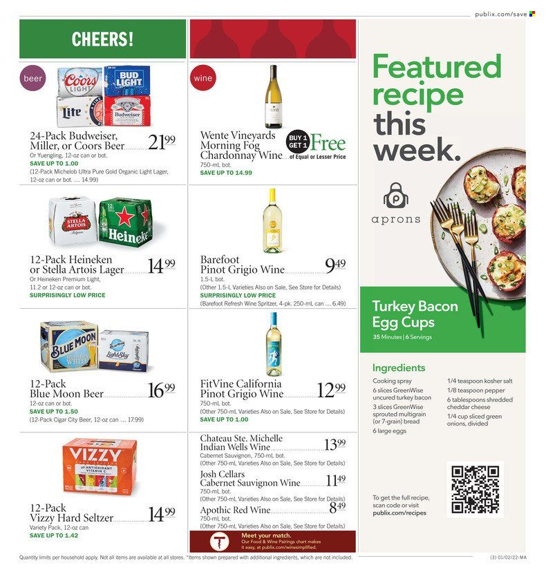 Publix (AL, FL, GA, NC, SC, TN) Weekly Ad Flyer January 3 to January 10