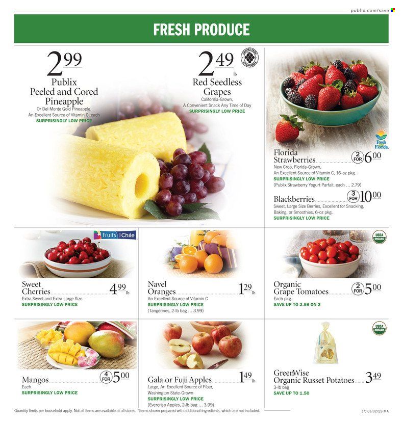 Publix (AL, FL, GA, NC, SC, TN) Weekly Ad Flyer January 3 to January 10