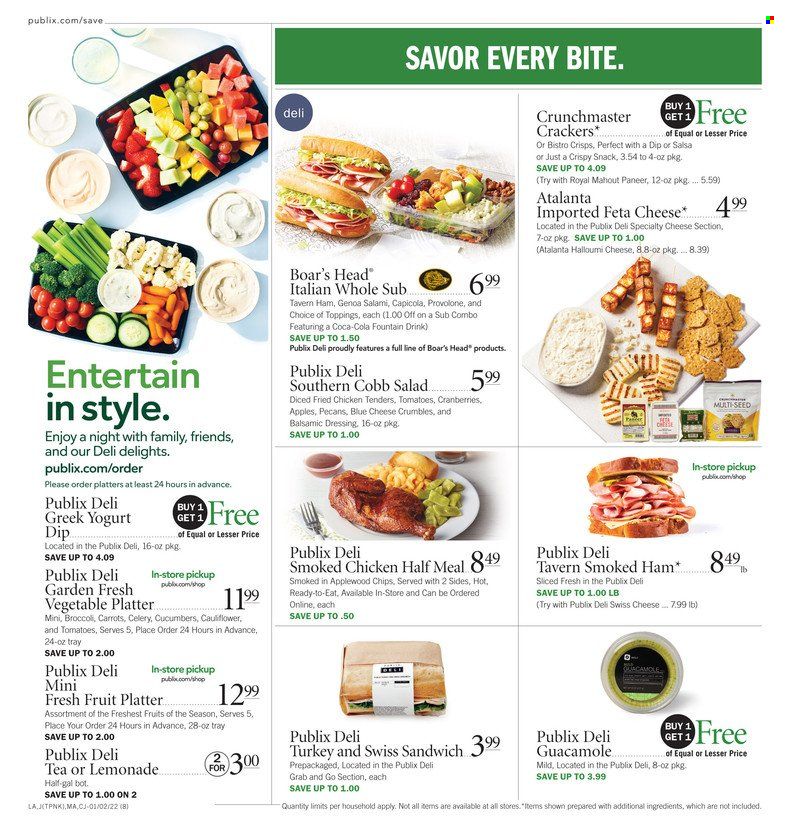 Publix (AL, FL, GA, NC, SC, TN) Weekly Ad Flyer January 3 to January 10