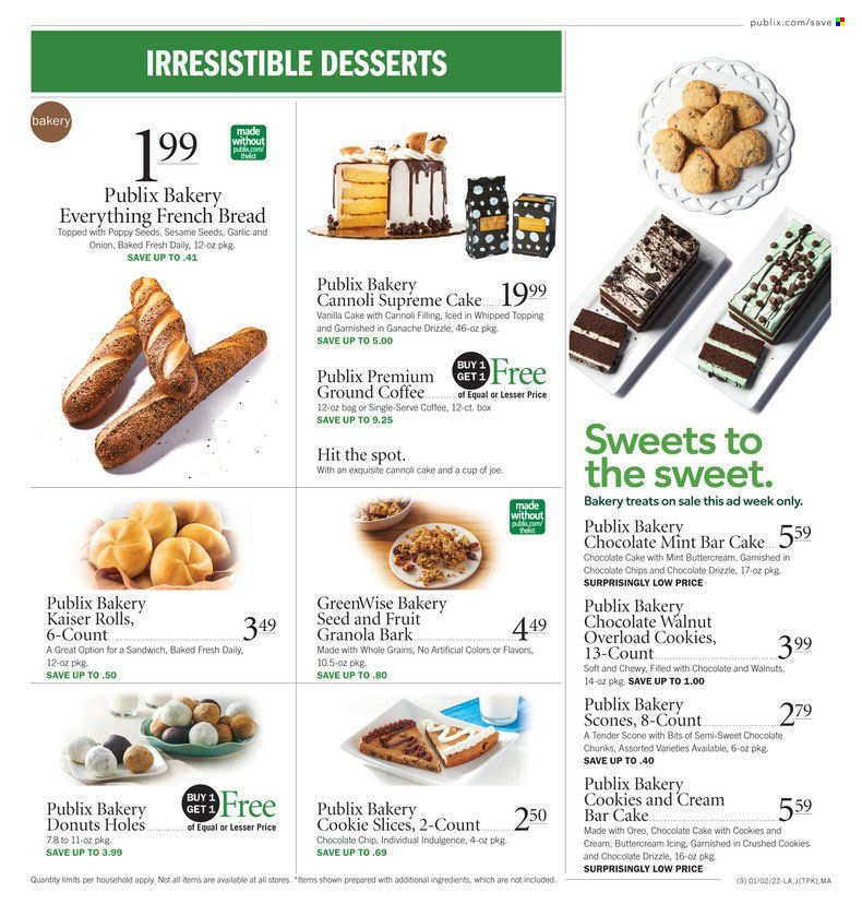 Publix (AL, FL, GA, NC, SC, TN) Weekly Ad Flyer January 3 to January 10