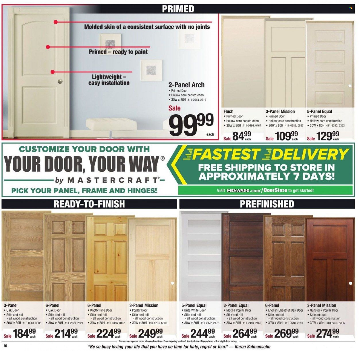 Menards Weekly Ad Flyer January 3 to January 10