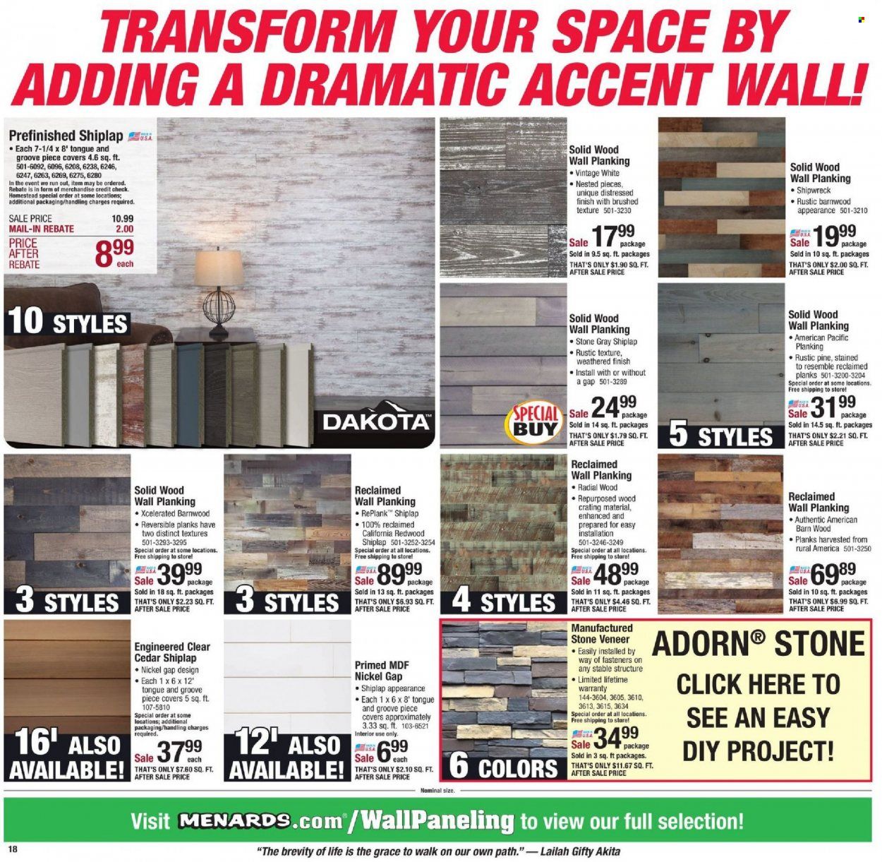 Menards Weekly Ad Flyer January 3 to January 10