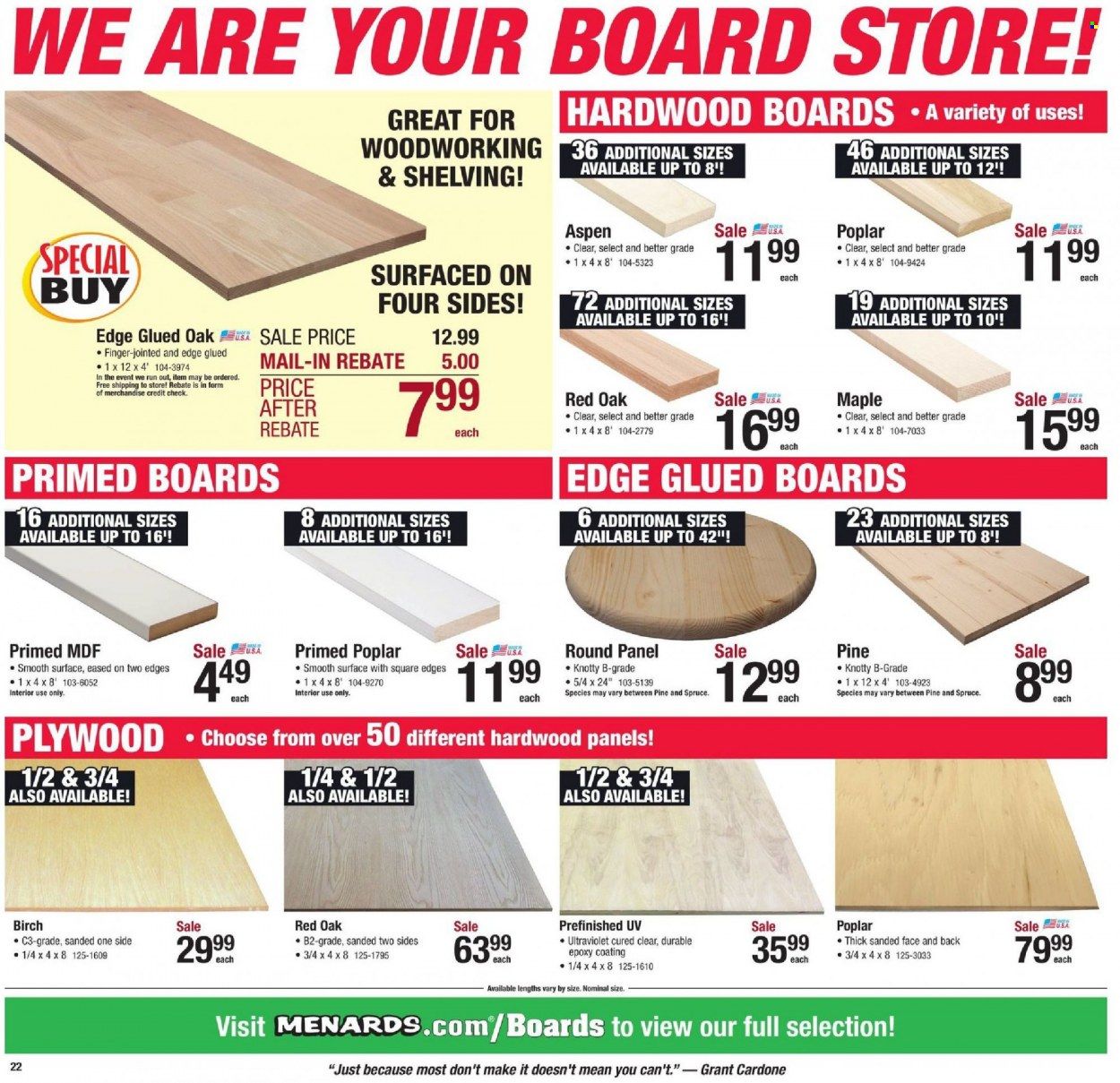 Menards Weekly Ad Flyer January 3 to January 10