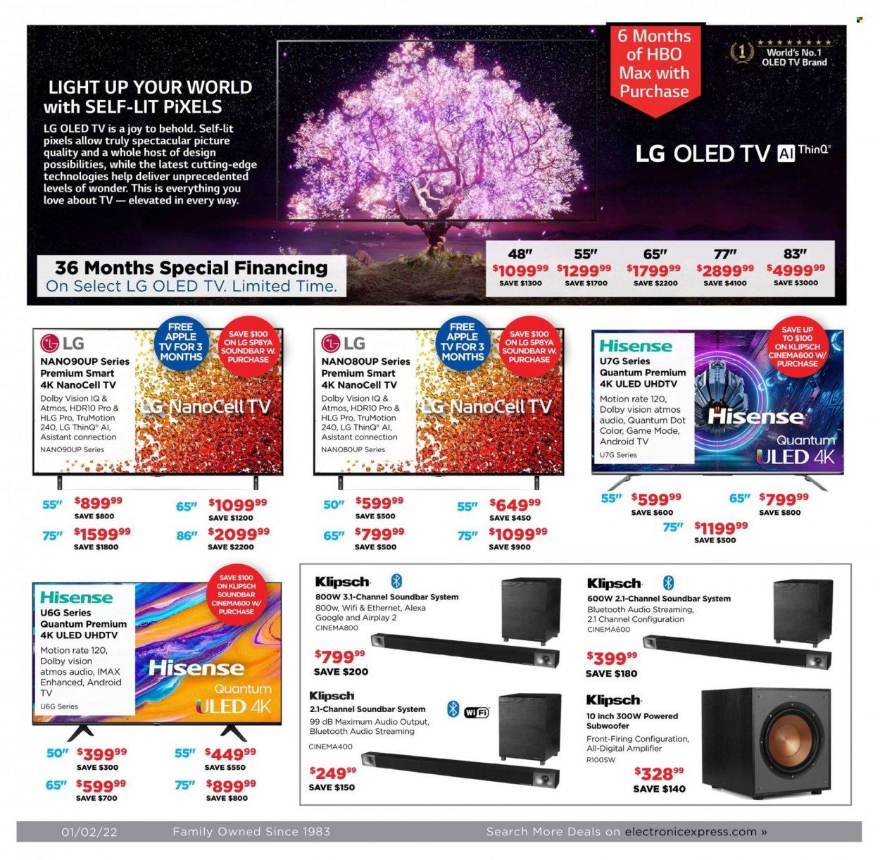 Electronic Express (AL, TN) Weekly Ad Flyer January 3 to January 10