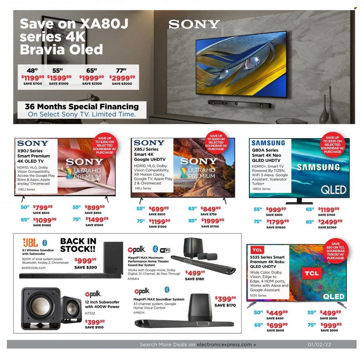 Electronic Express (AL, TN) Weekly Ad Flyer January 3 to January 10