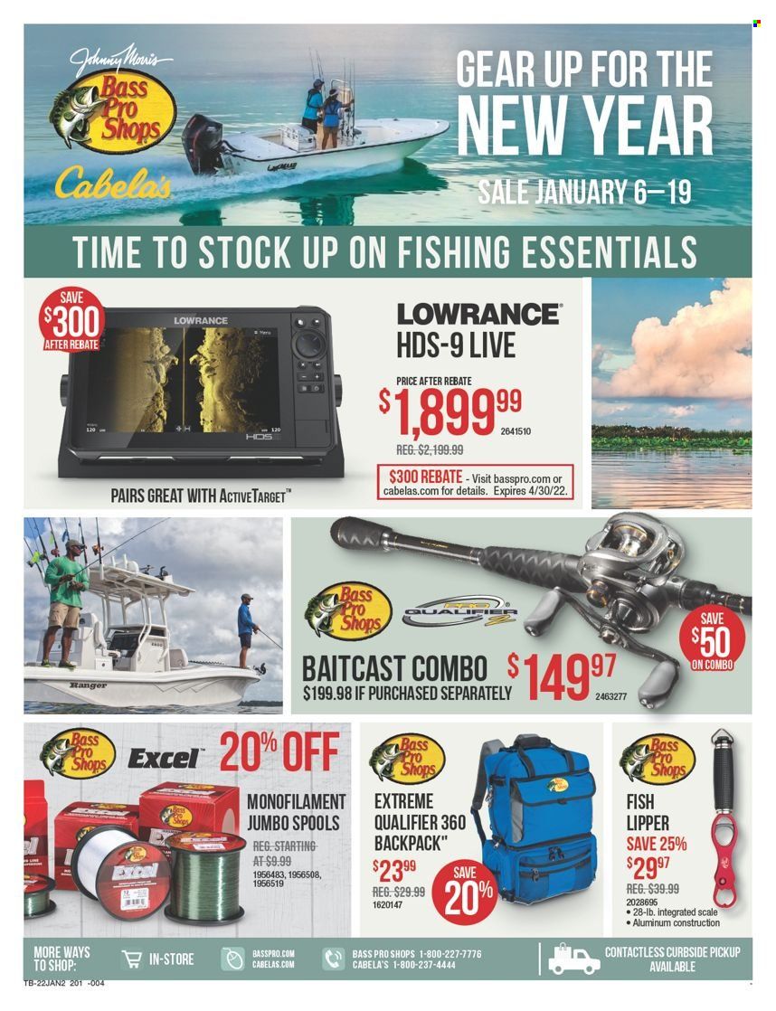 Bass Pro Shops Weekly Ad Flyer January 4 to January 11