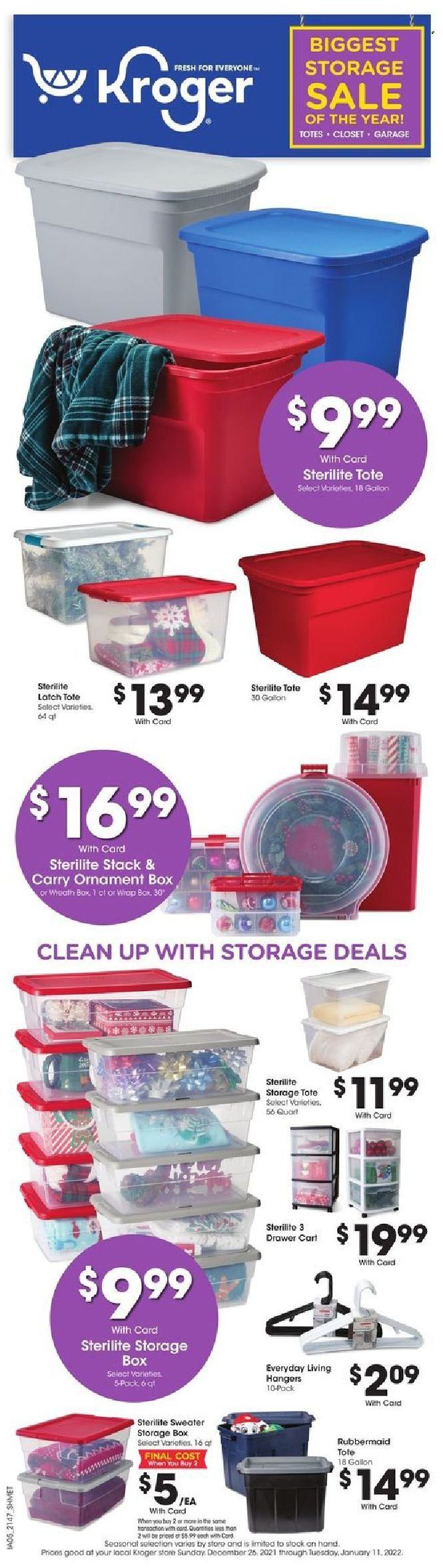 Kroger (GA, IL, LA, MI, OK, SC, TN, TX, VA) Weekly Ad Flyer January 5 to January 12