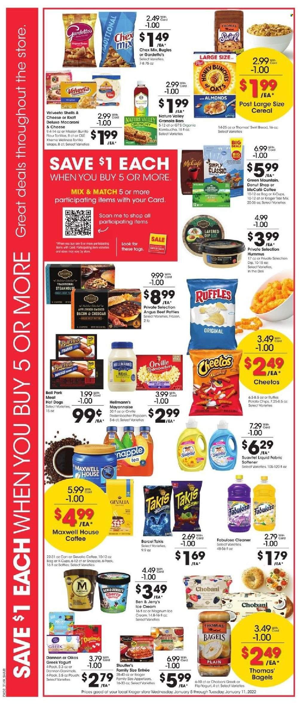 Kroger (GA, IL, LA, MI, OK, SC, TN, TX, VA) Weekly Ad Flyer January 5 to January 12