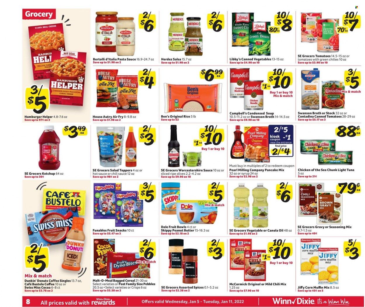 Winn Dixie (AL, FL, GA, LA) Weekly Ad Flyer January 5 to January 12