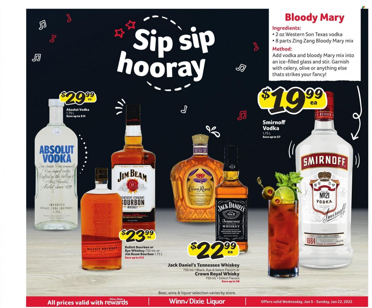 Winn Dixie (AL, FL, GA, LA) Weekly Ad Flyer January 5 to January 12