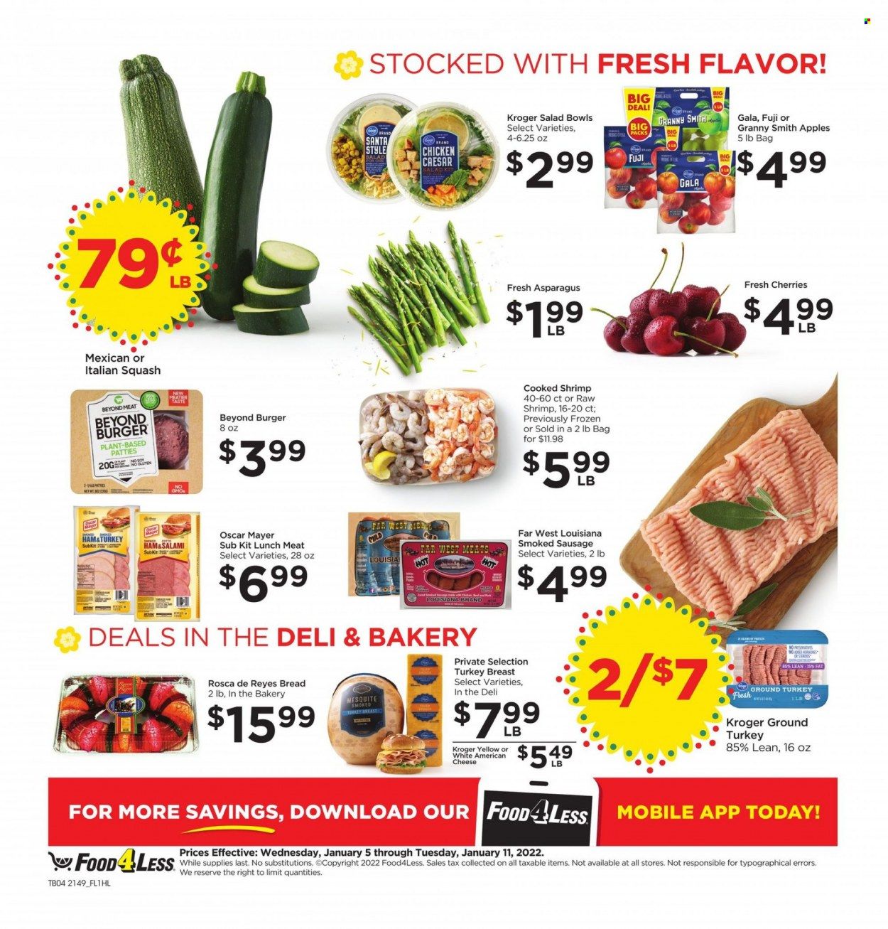 Food 4 Less (CA) Weekly Ad Flyer January 5 to January 12