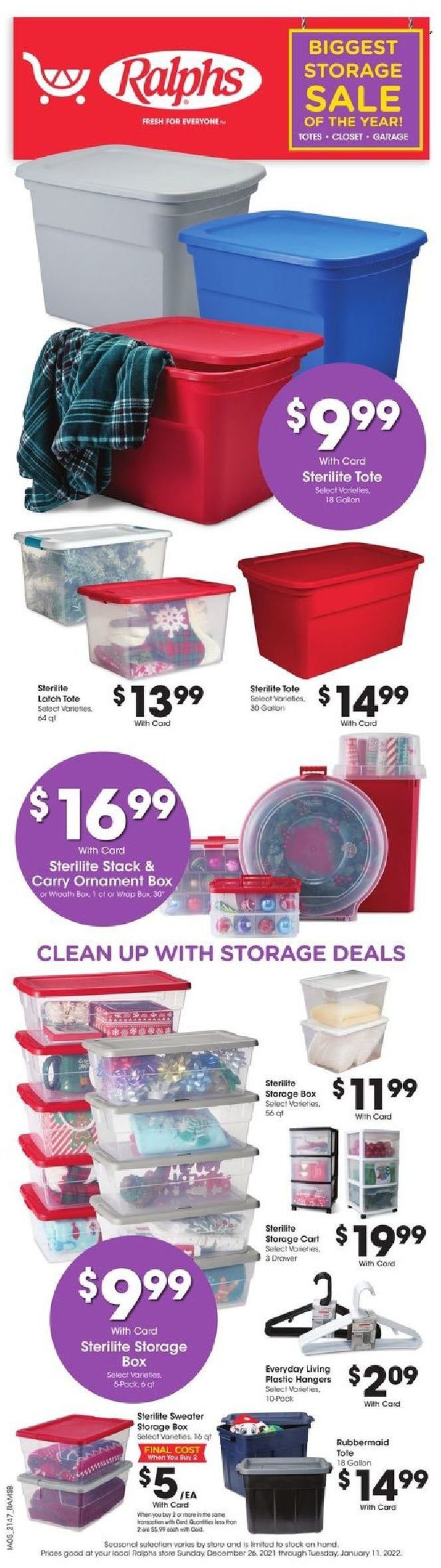 Ralphs (MD, NC, VA) Weekly Ad Flyer January 5 to January 12