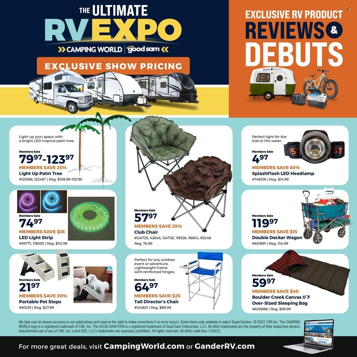 Gander RV & Outdoors Weekly Ad Flyer January 5 to January 12