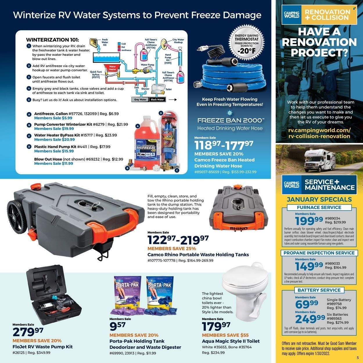 Gander RV & Outdoors Weekly Ad Flyer January 5 to January 12