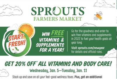 Sprouts Weekly Ad Flyer January 5 to January 12